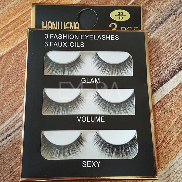 Custom packaging mink fur 3D mink eyelashes S42